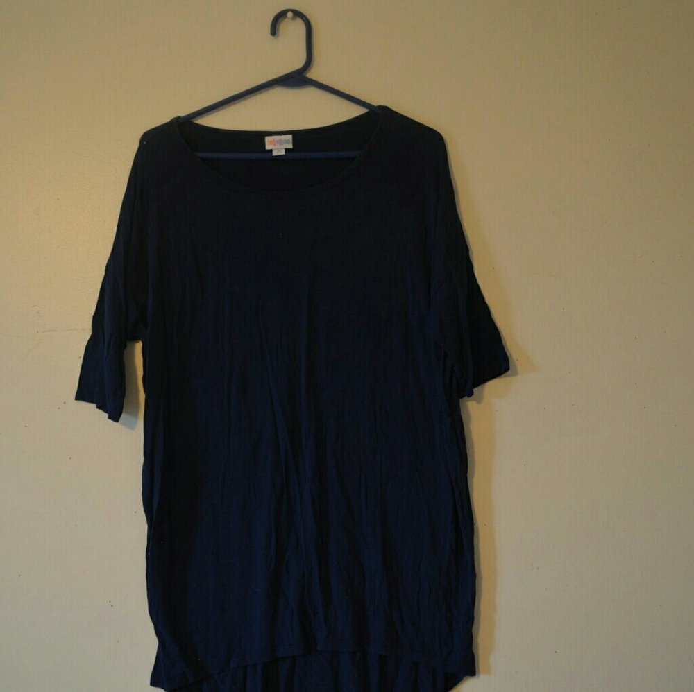 Lularoe irma navy tee